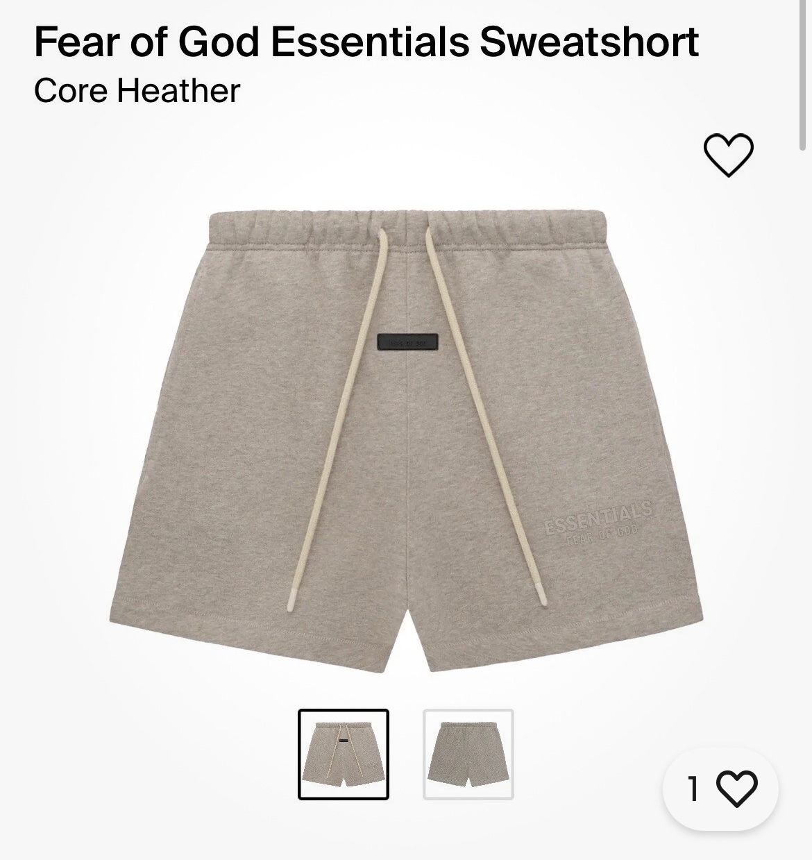 Fear Of God Sweat Shirts Size S