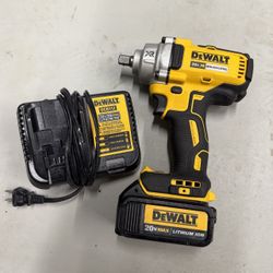 Dewalt 20v XR Impact Wrench 1/2 In. 