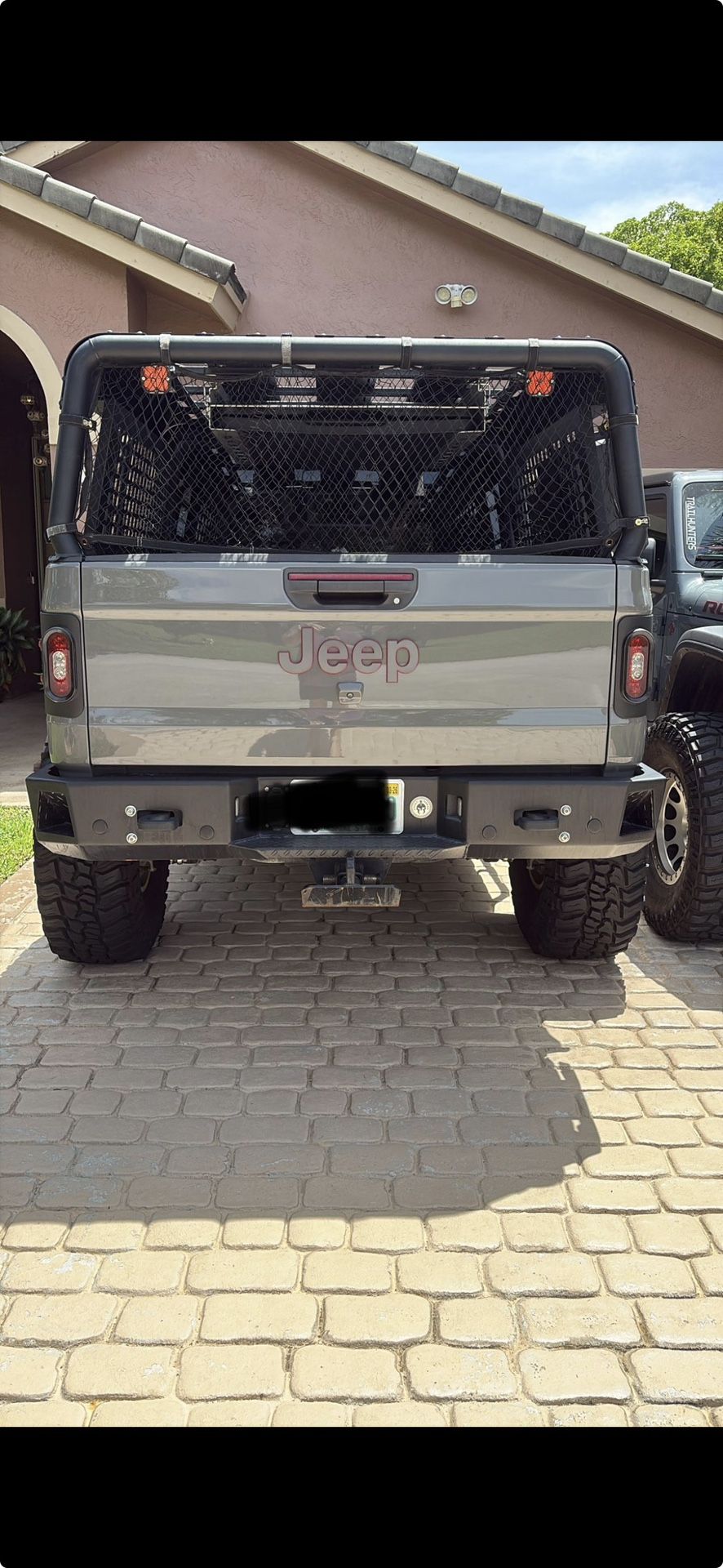 Jeep Gladiator Rock hard 4x4 1/4”steel Rear Bumper