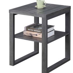 Charcoal Gray High Quality New in Box Night Stand/End Table