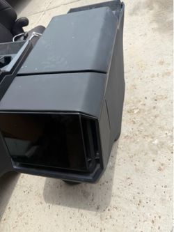 Cyber truck center console with display