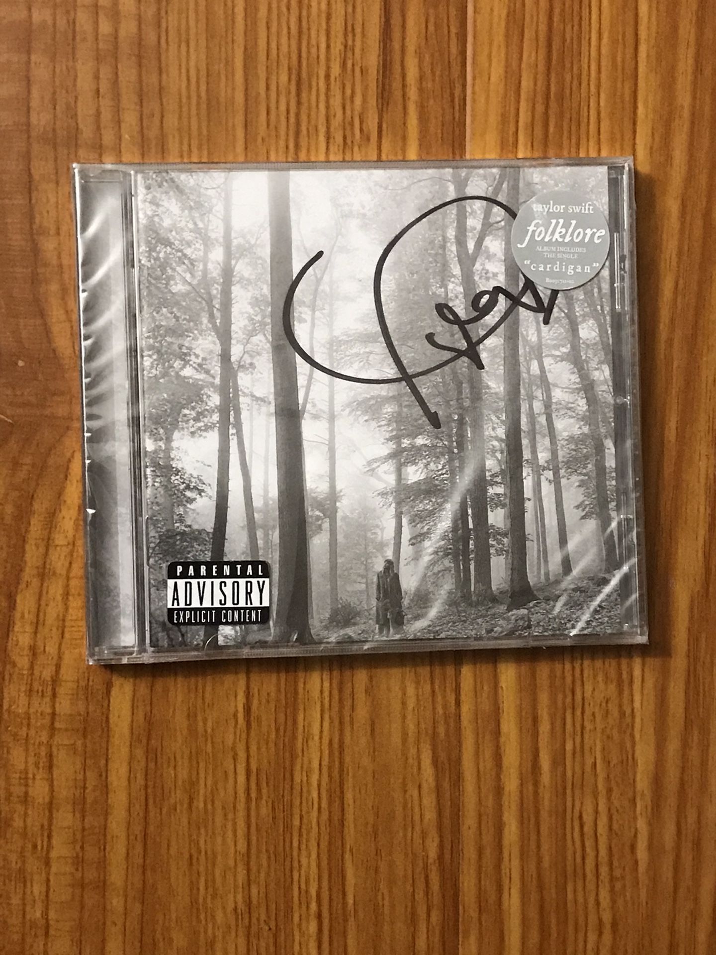 Taylor Swift Hand Signed Folklore CD