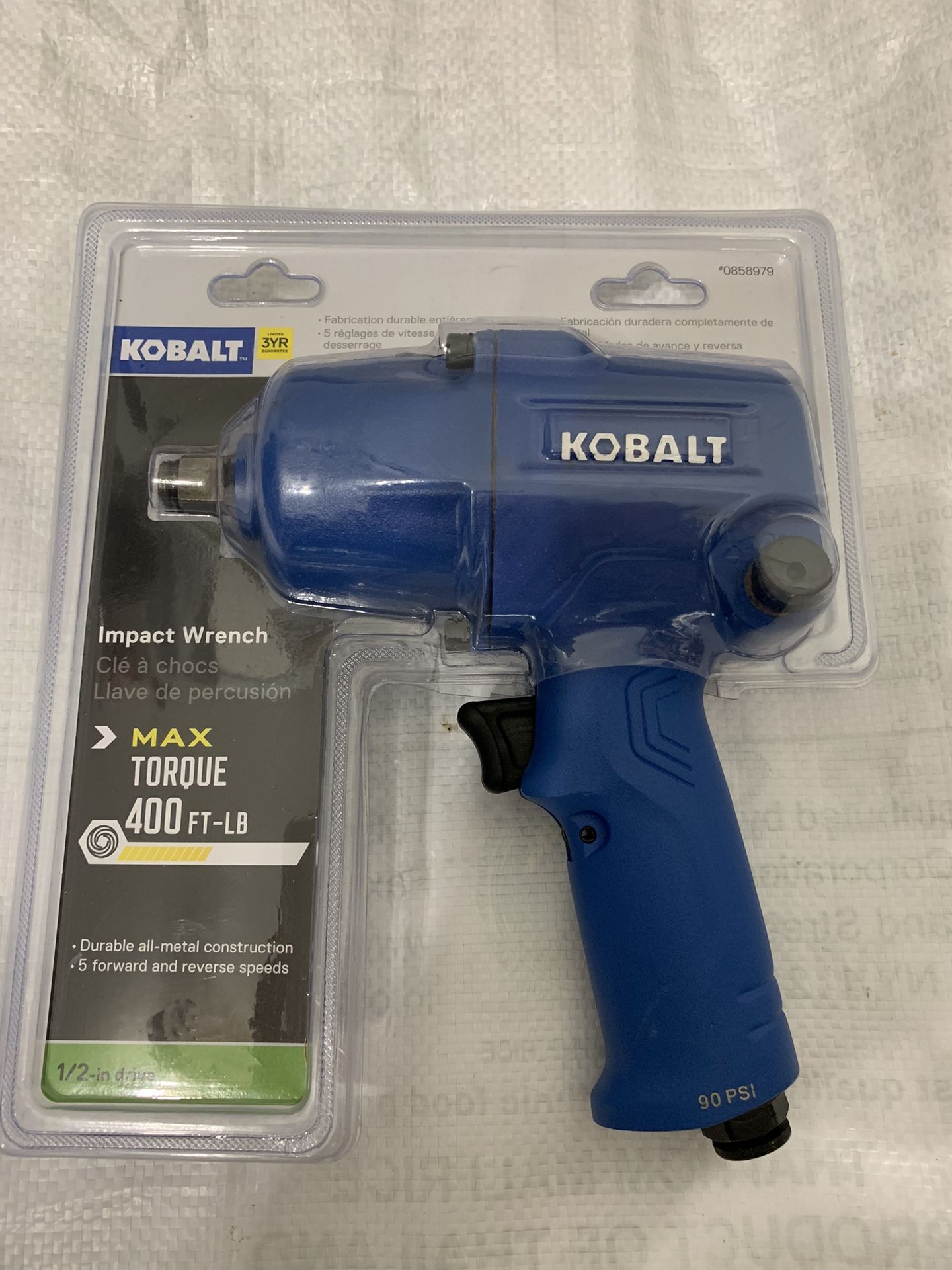 Kobalt 0.5-in 400-ft lb Air Impact Wrench