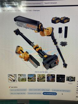 AVADA 2 In 1 Cordless Pole/string Saw