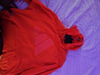 L Orange hoodie