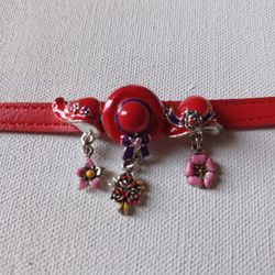 Red Charm Bracelet