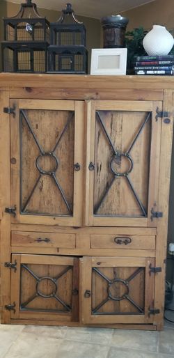 TV Armoire 64.25" tall X 48" wide X 24 deep