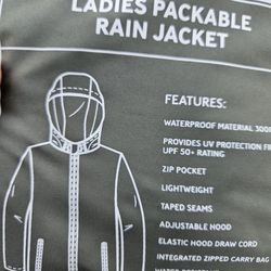 Adventuridge Packable Rain Jacket Xl Ladies