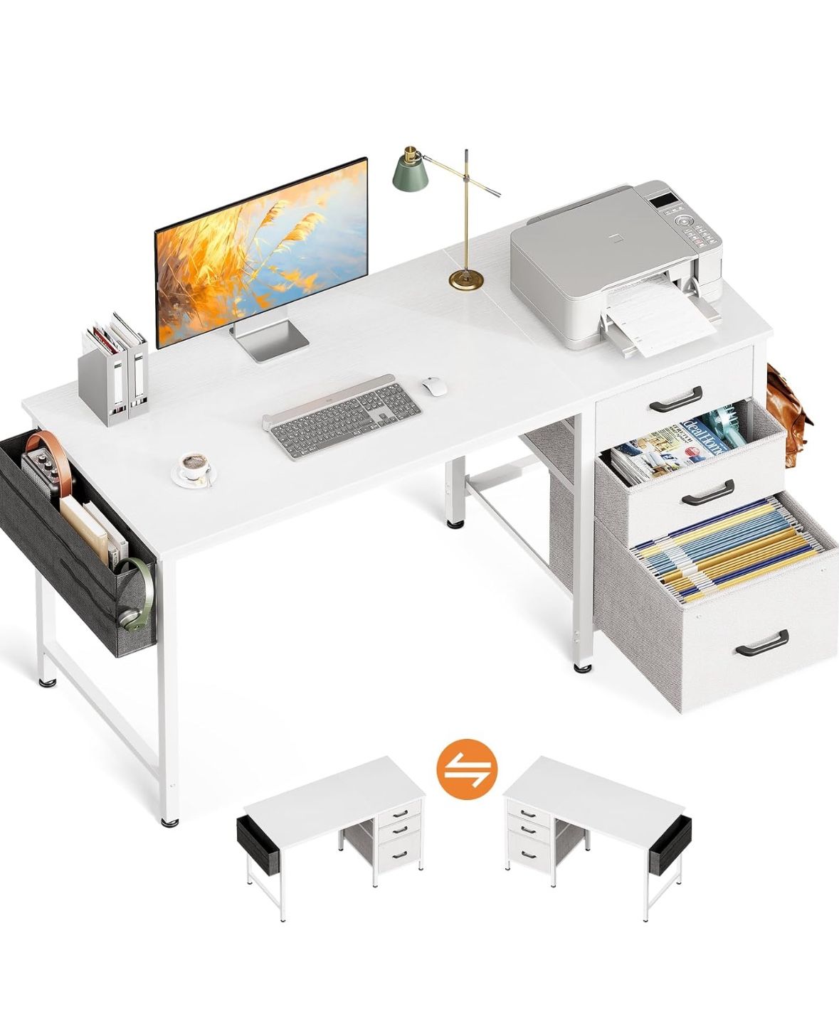 48 Inch Desk With Drawers