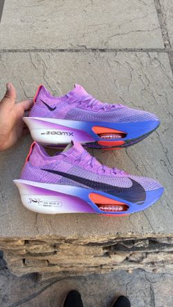 New Nike air Zoom Alphafly next% 3 fuchsia glow purple running shoes Women’s 10, Men’s 8.5