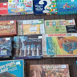Pricier Vintage Board Games/Toys $40-$150 EACH