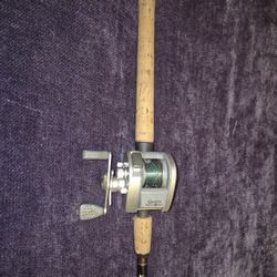 Quantum 1310MG Baitcasting Reel + All Star GT2 Classic Casting Rod 6'6"