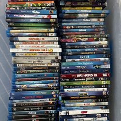 (MAKE OFFER) Lots of Children’s and Kid’s Disney Pixar and Cartoon Blu-Ray Movies