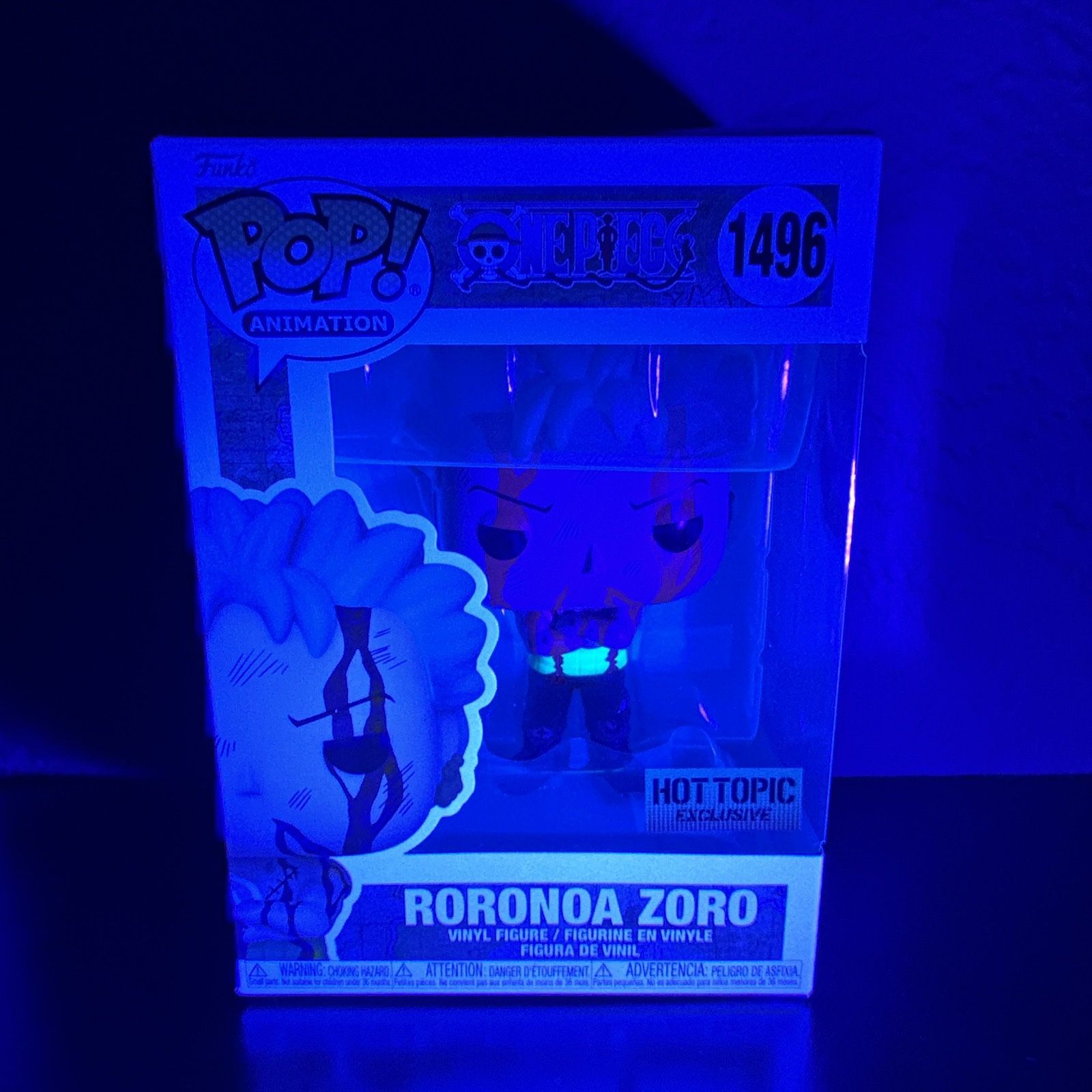 🚀Funko Pop! One Piece Zoro Nothing Happened #1496 UV Error✅Protector