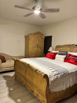 Vintage Renaissance Style Bed Room set