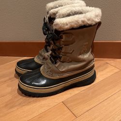 Sorel Caribou Snow Boots With Liners - Men’s Size 8