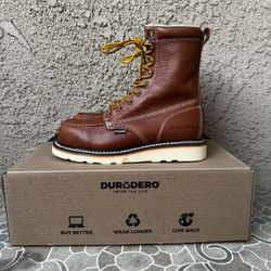 WORK BOOTS DURADERO 2830 SAFETY TOE MOC WEDGE 8 SIZE’S 7-7.5-8-8.5-9-9.5-10-11-12-13  MENS 