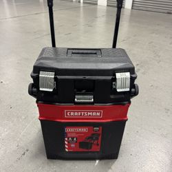 CRAFTSMAN 22-in. Rolling Tool Box with Wheels, with TOOLS 