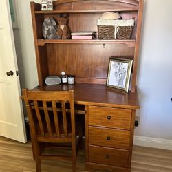 Beautiful Solid wood Desk (with Chair)