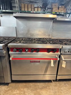 Vulcan 6 burner with oven