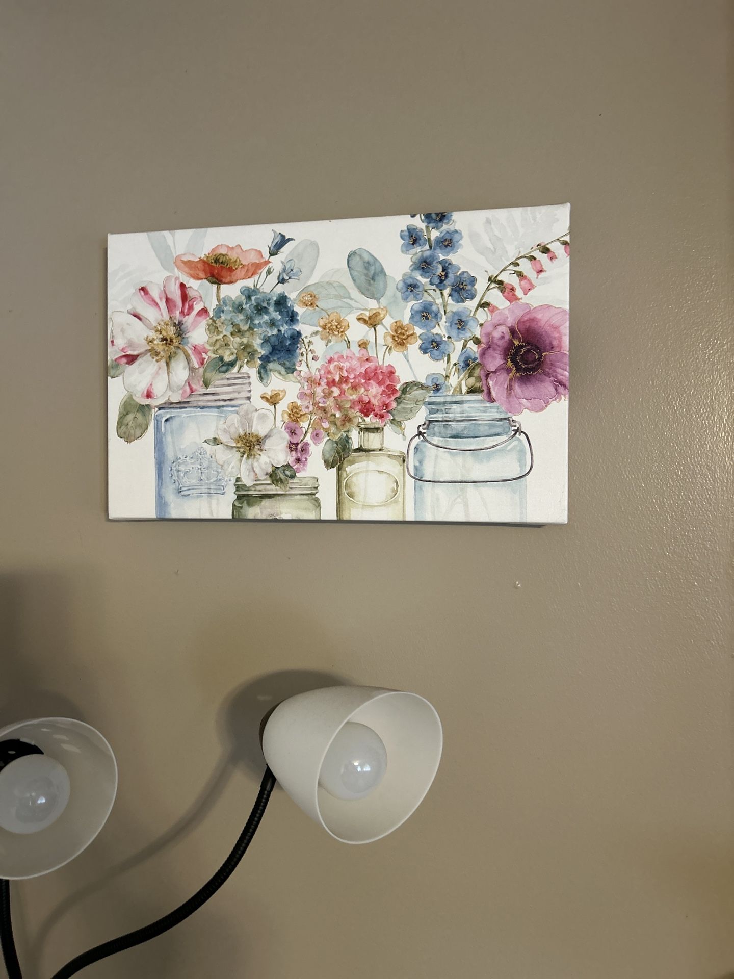 Flower Canvas Artwork 3 Pc Set