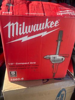 Milwaukee 1/2 cored drill