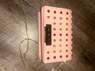 Zac Posen Earthette mini crossbody w/Swarovski crystals