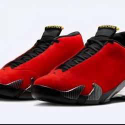 Nike Jordan's Size 10.5 - Air Jordan 14 Retro 2025 Ferrari On Hand 