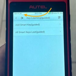 Autel KM100 Get All Keys Lost Back Unlock