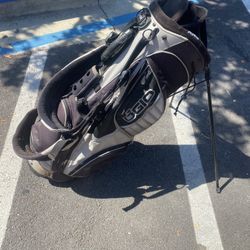 Golf Bag With Stand & A Strap 