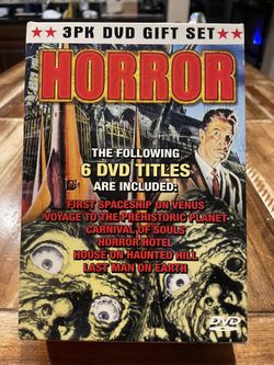  Vintage Horror  Collection Movie 3 Pack DVD 