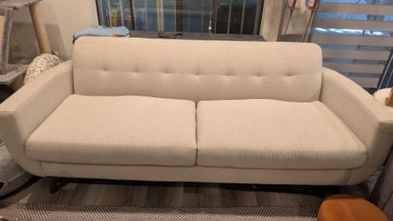 Couches - cream, mid-century modern