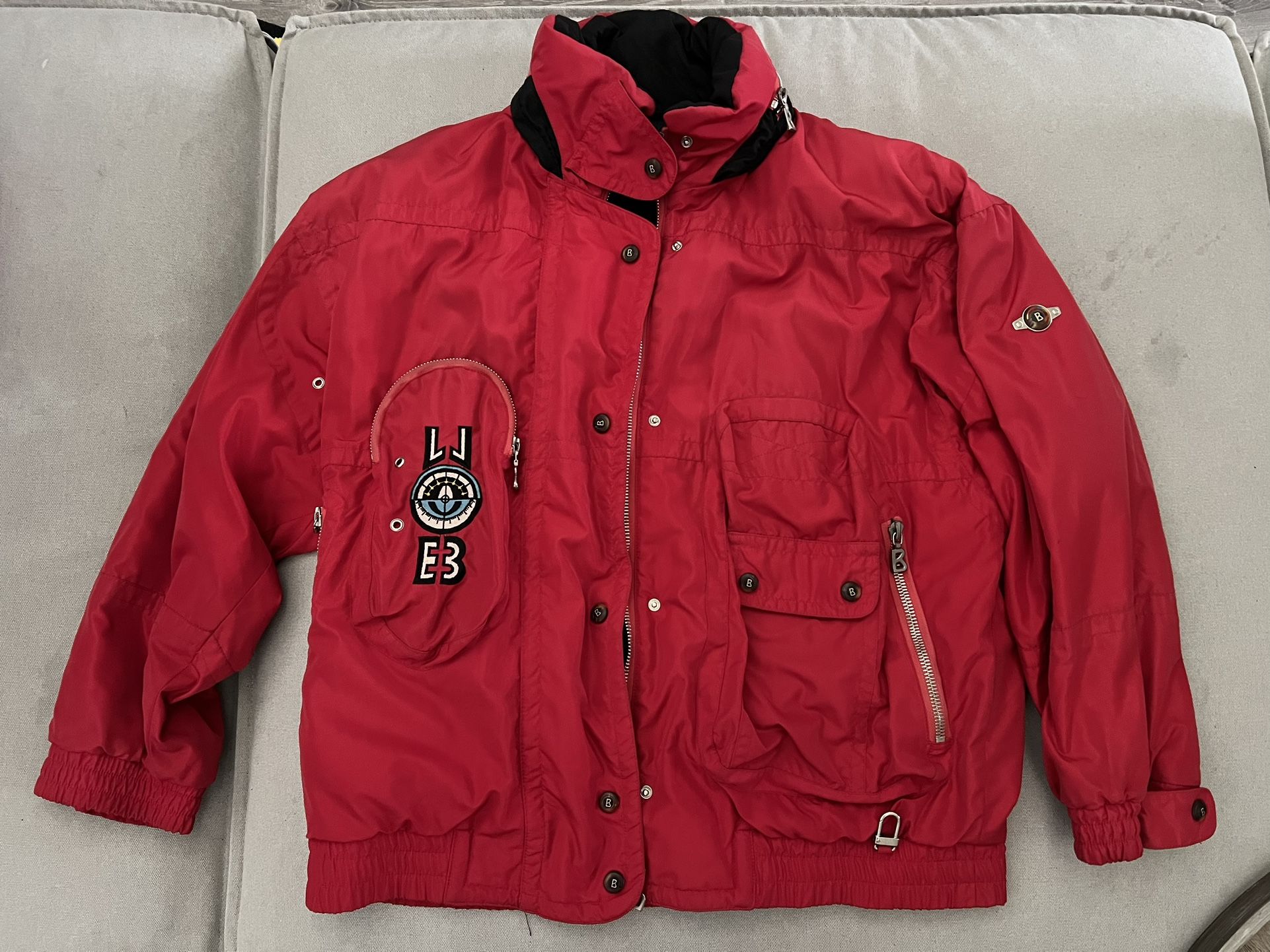 Red Vintage Bogner Womens Jacket