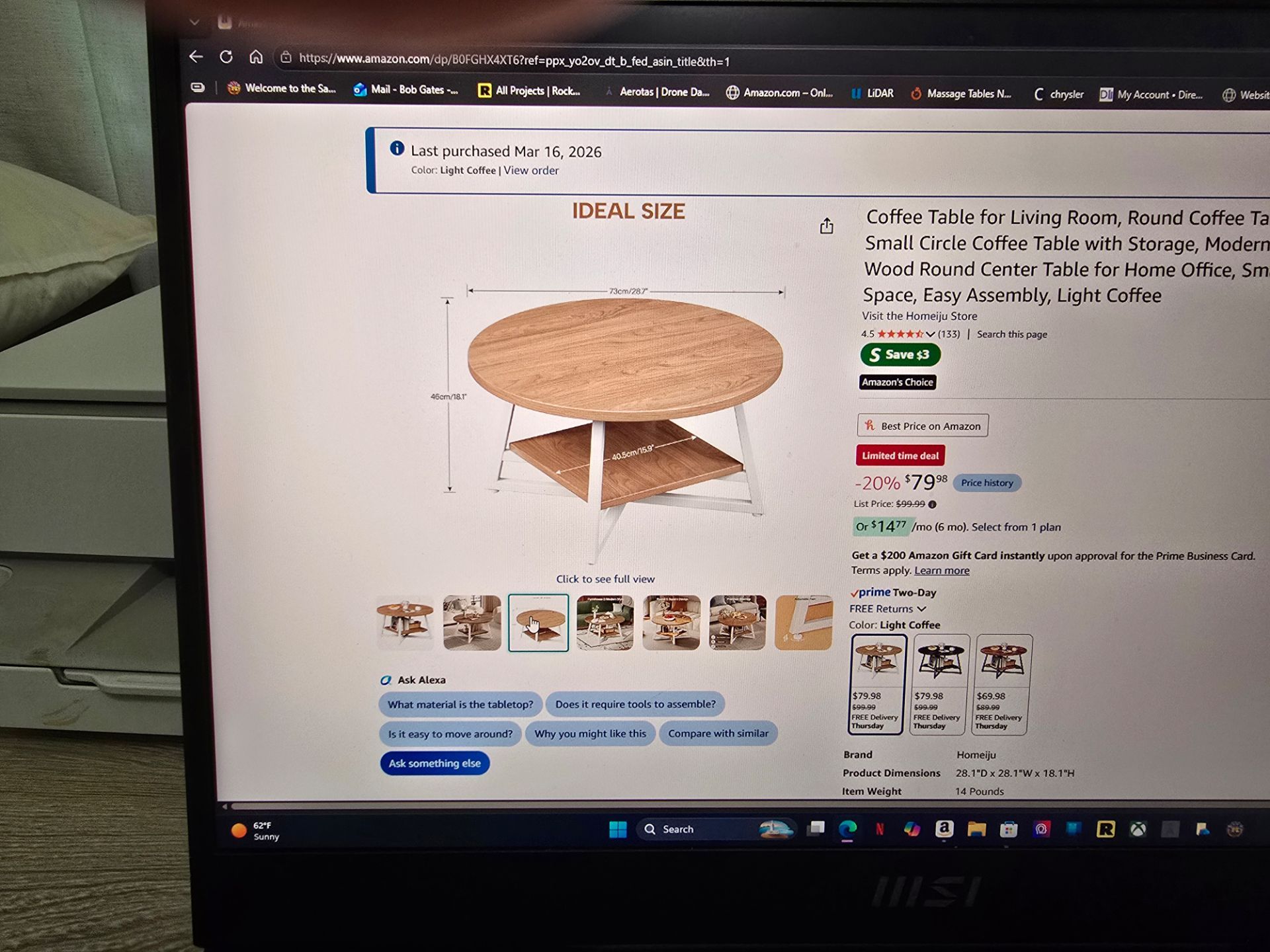 Small table