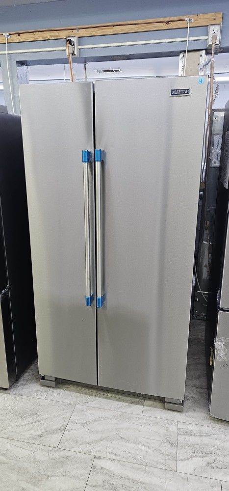 NEW REFRIGERATOR SIDE BY SIDE MAYTAG WITH WARRANTY GARANTIA POR ESCRITO