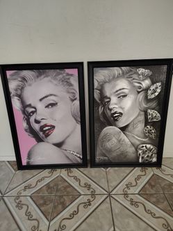 Marilyn Monroe Textured Posters