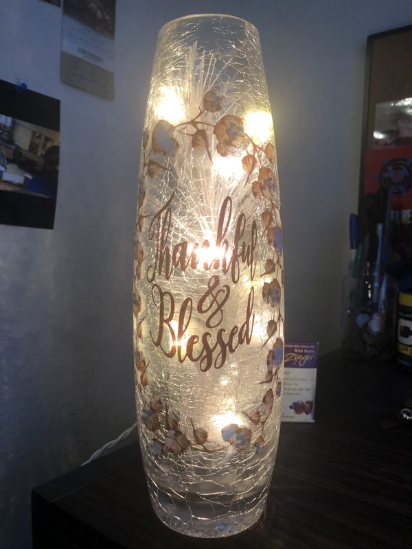 Kirkland’s Thankful & Blessed PreLit Hurricane for Sale in San Antonio