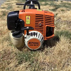 Stihl KM90R Kombi With BF-KM Tiller Mini Cultivator Attachment 