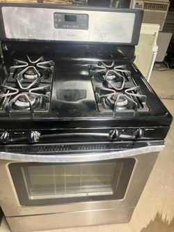 Black Electric Stove 