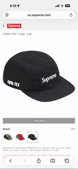 Supreme gore tex cap SS26