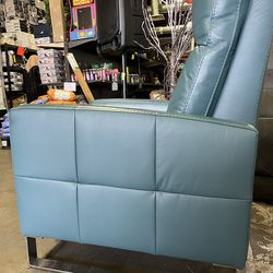 Leather recliner
