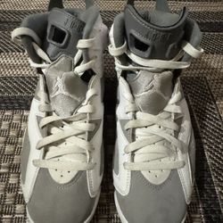 Air Jordan retro 6 White /Light gray