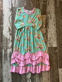 Girls Long Dress Size 7 By Adorable Sweetness 