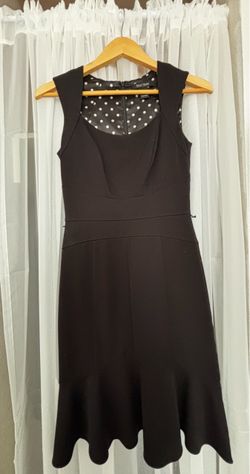Black Sleeveless A-Line Dress