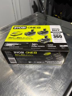 Ryobi ONE+ 18V Lithium High Performance Starter Kit