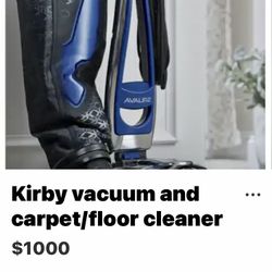 Kirby Vacuum And Carpet Cleaner