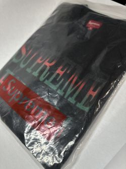 Men's Authentic Supreme Cotton Mesh Gradient Logo S/S Tee Size