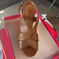 Nuevo Zapato Puente De Piel Natural Talla 10