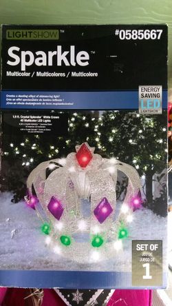 SPARKLE CROWN YARD DECORATION