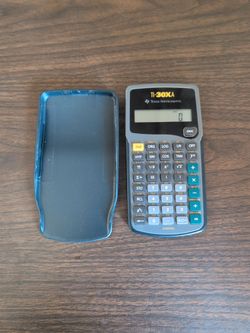 Texas TI-30XA Scientific Calculator Trigonometry with insert